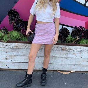 Urban Outfitters Lilac Miniskirt